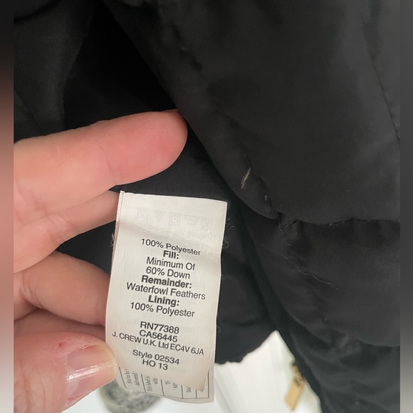 Gorgeous J Crew quilted down jacket - M - Picture 4 of 4